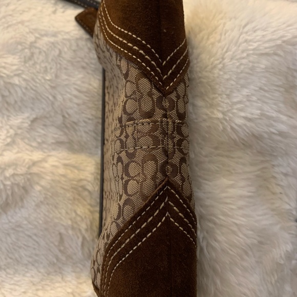 Coach Brown Wristlet Clutch - Picture 4 of 5